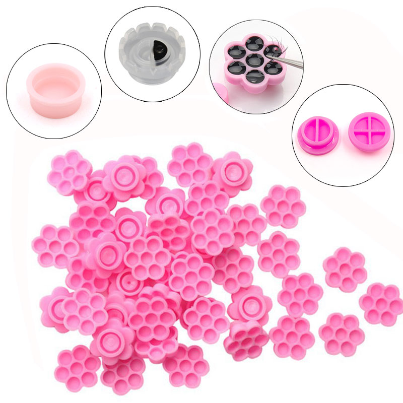Lash Mapping Sticker - 100Pcs False Eyelashes Blooming Cups Planting