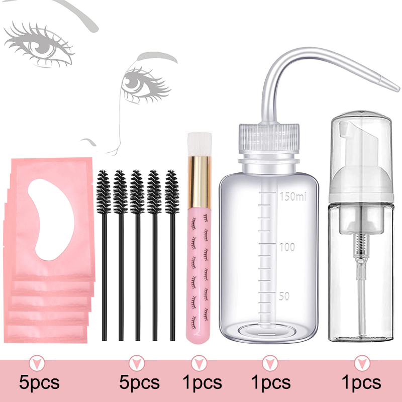 Lash Mapping Sticker - 13Pcs Eyelash Extension Cleaning Kit 5