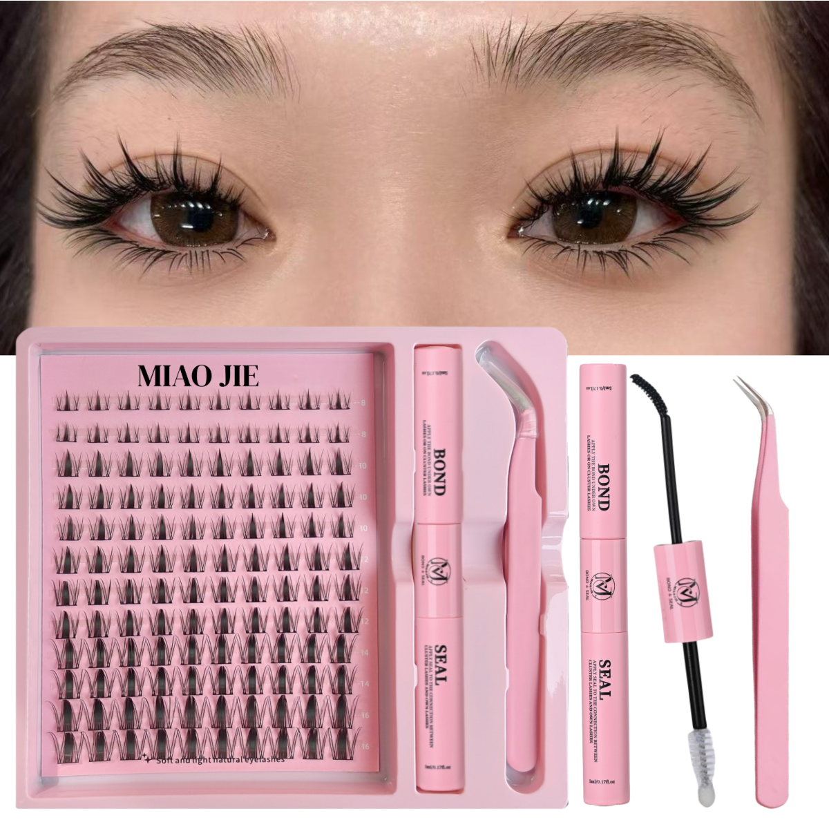 MAIOJIE DIY Clusters Lash Kit  – обзор и цена Lash Extension Tweezers