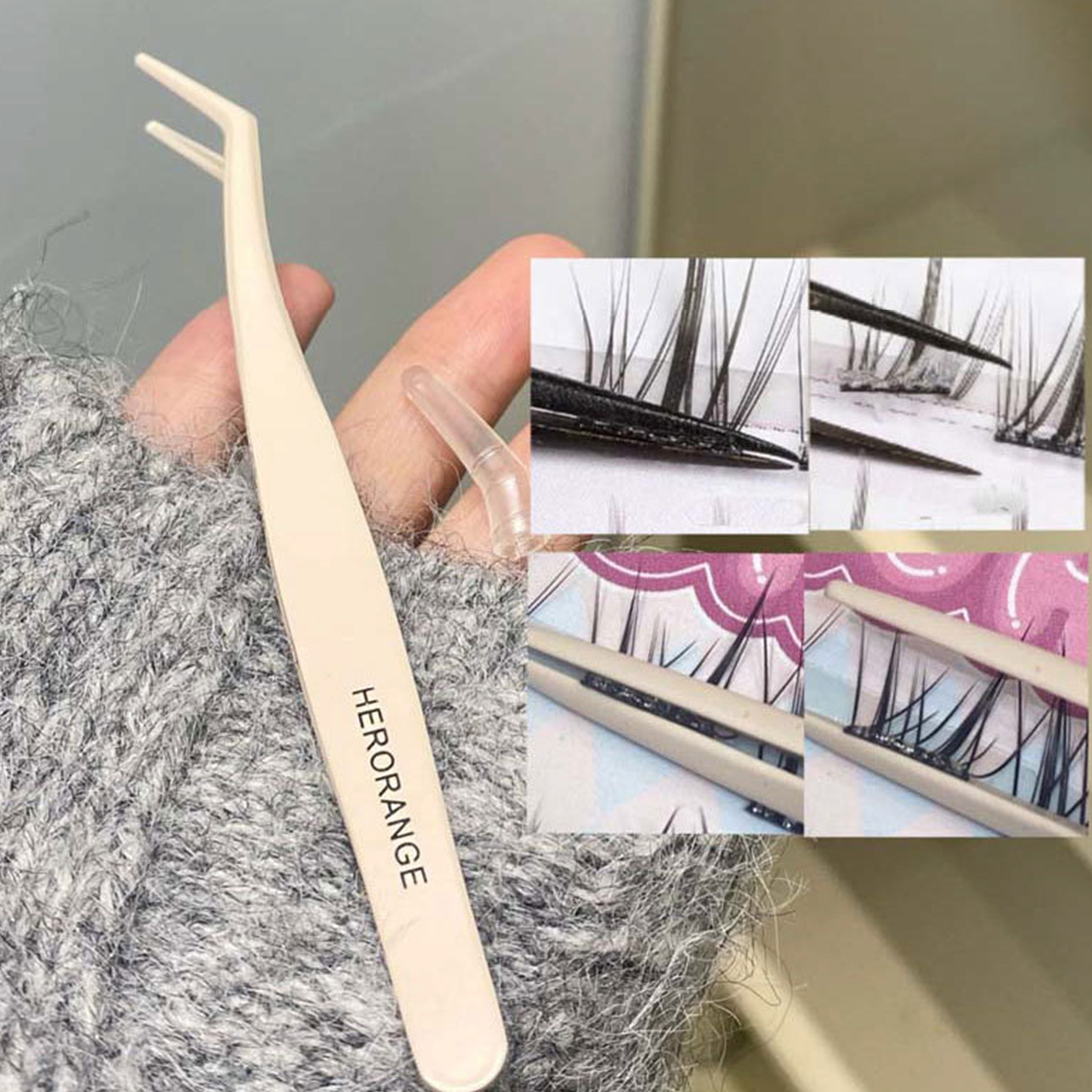 Professional Anti-stick False  – обзор и цена Lash Extension Tweezers