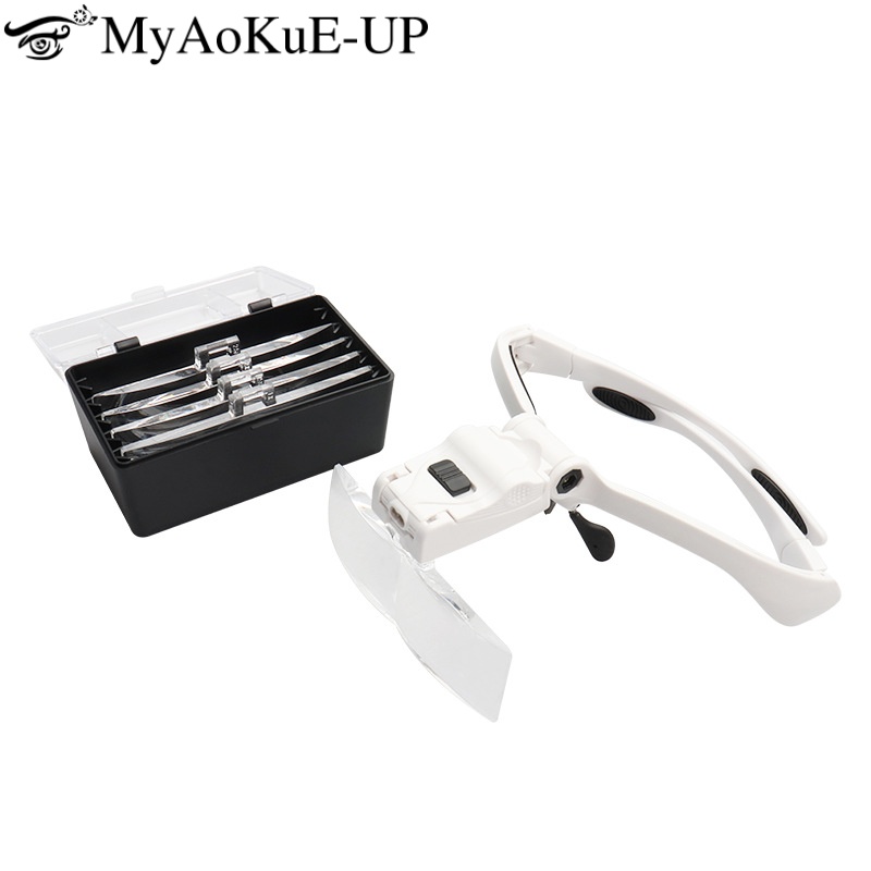 5 Lens Adjustable Magnifier Ey – обзор и цена Eyelash Extension With Glasses