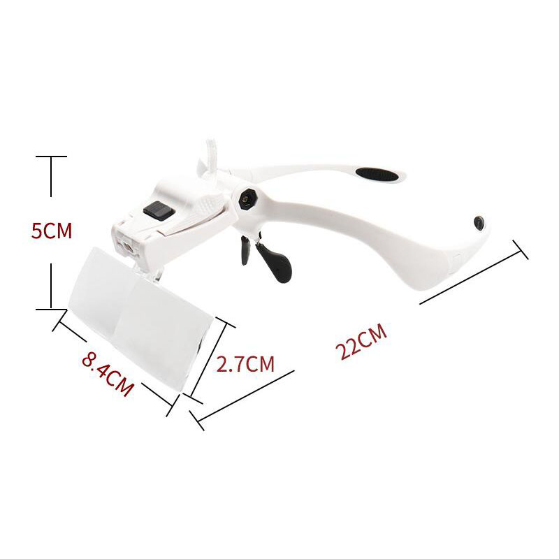 5 Lens Adjustable Magnifier Ey – обзор и цена Eyelash Extension With Glasses