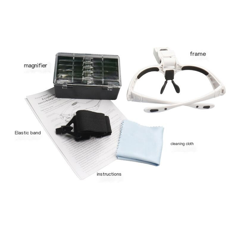 5 Lens Adjustable Magnifier Ey – обзор и цена Eyelash Extension With Glasses