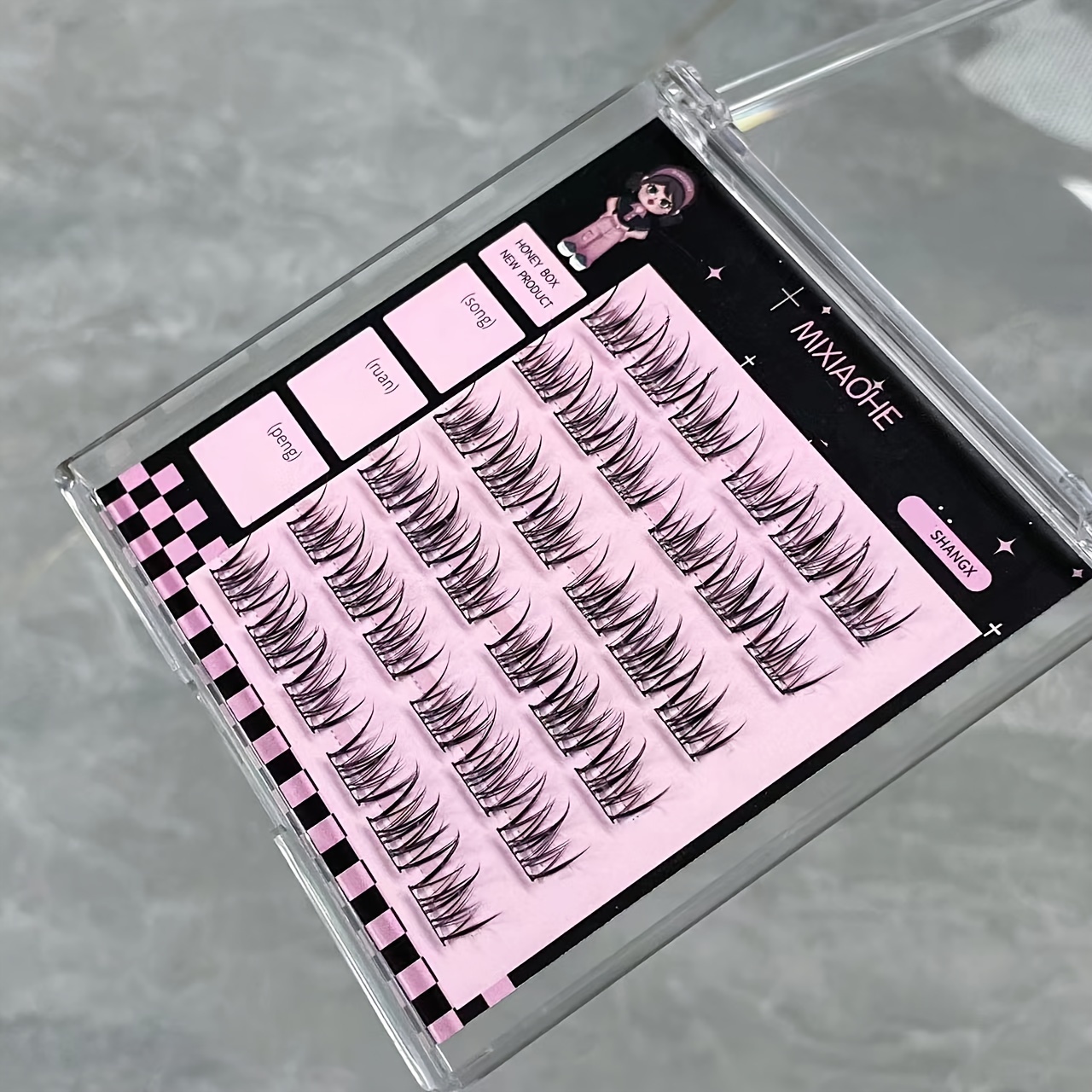 Mixiaohe Korean Pure Style Clu – обзор и цена Eyelash Extension Natural
