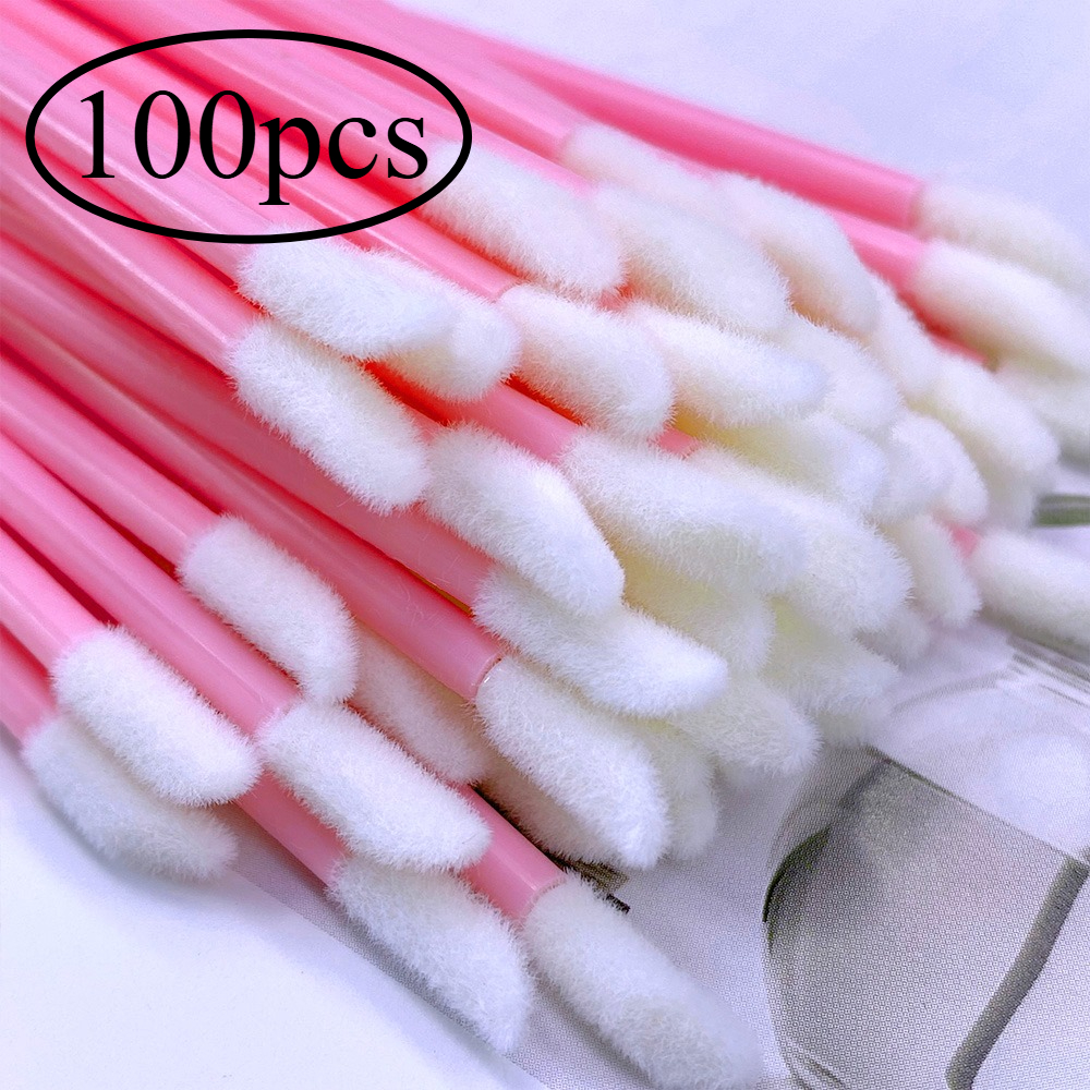 100Pcs Disposable Lip Brush Ey – обзор и цена Micro Brush Applicator