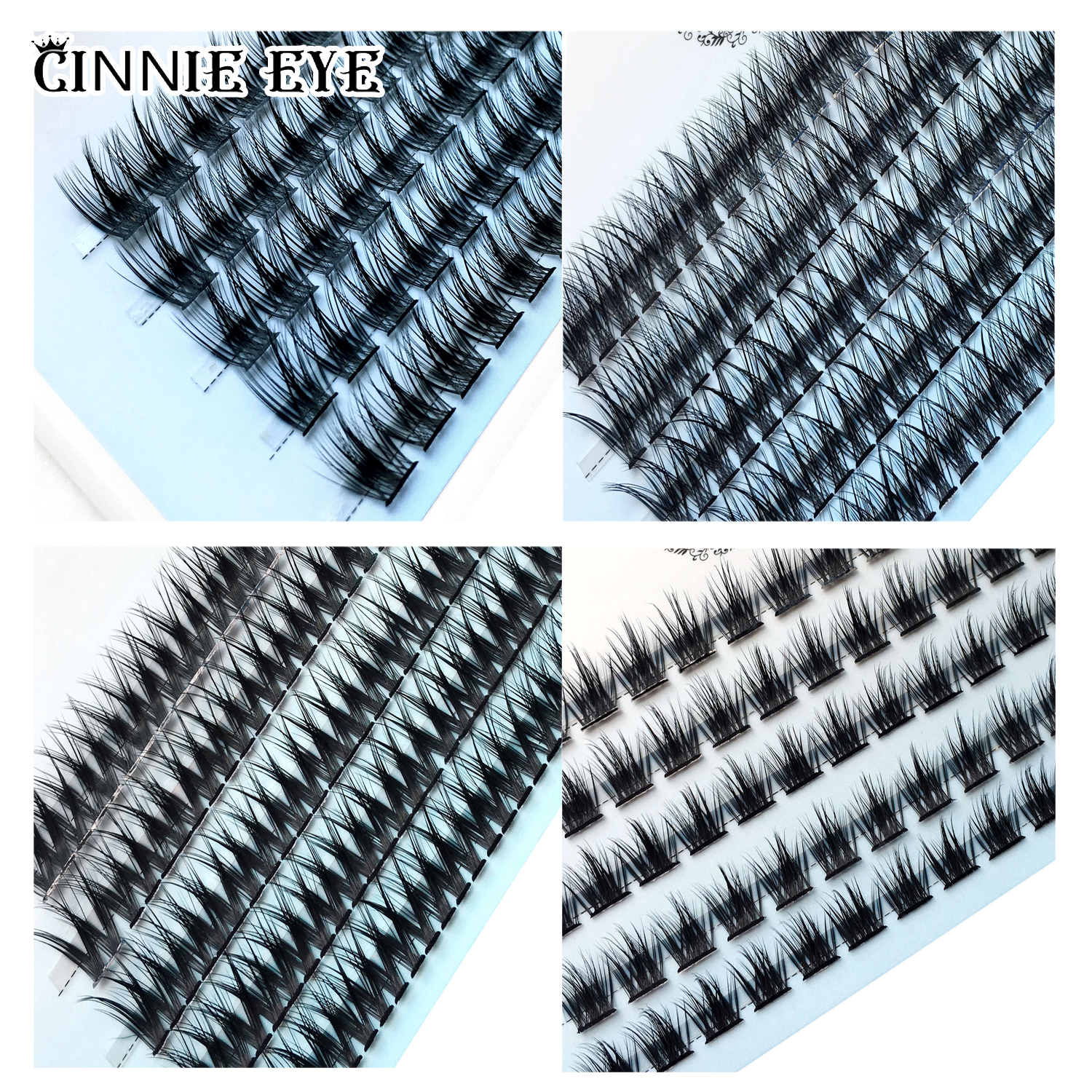 New 100 Cluster Bundles DIY In – обзор и цена Eyelash Extension Doll Eye