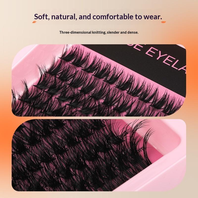 10Row 140 Clusters Fluffy Thic – обзор и цена Eyelash Extension Natural