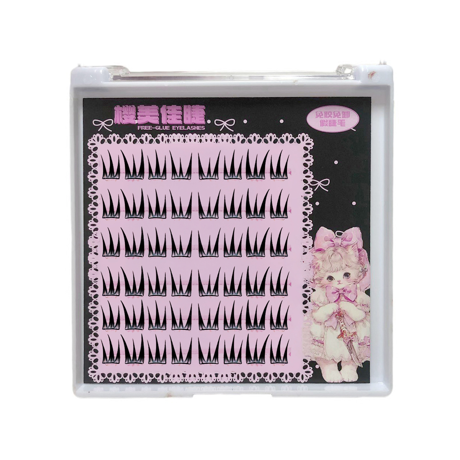 New Doll False Eyelashes V-Sha – обзор и цена Eyelash Extension Doll Eye