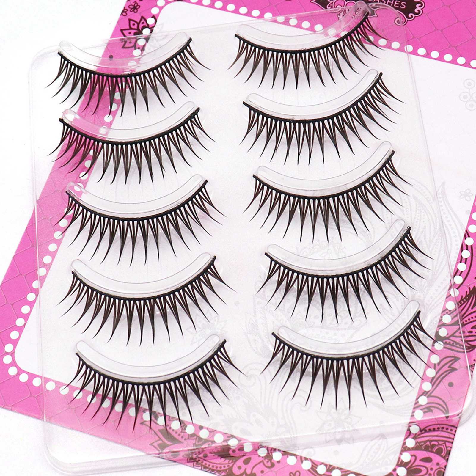 5 Pair One-Piece False Eyelash – обзор и цена Eyelash Extension Doll Eye
