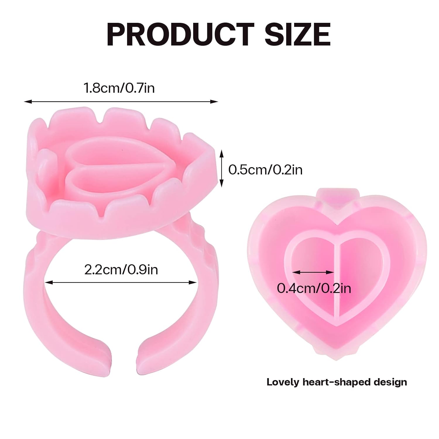 100 PCS Disposable Heart-shape – обзор и цена Lash Mapping Sticker