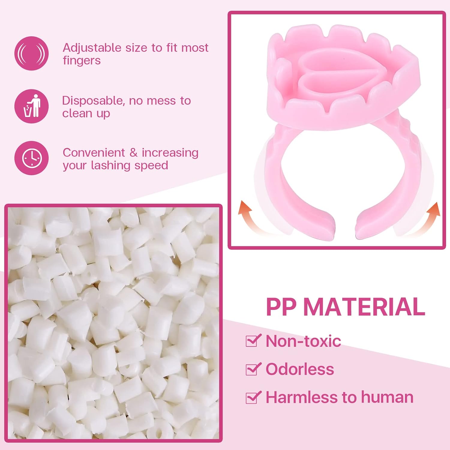 100 PCS Disposable Heart-shape – обзор и цена Lash Mapping Sticker
