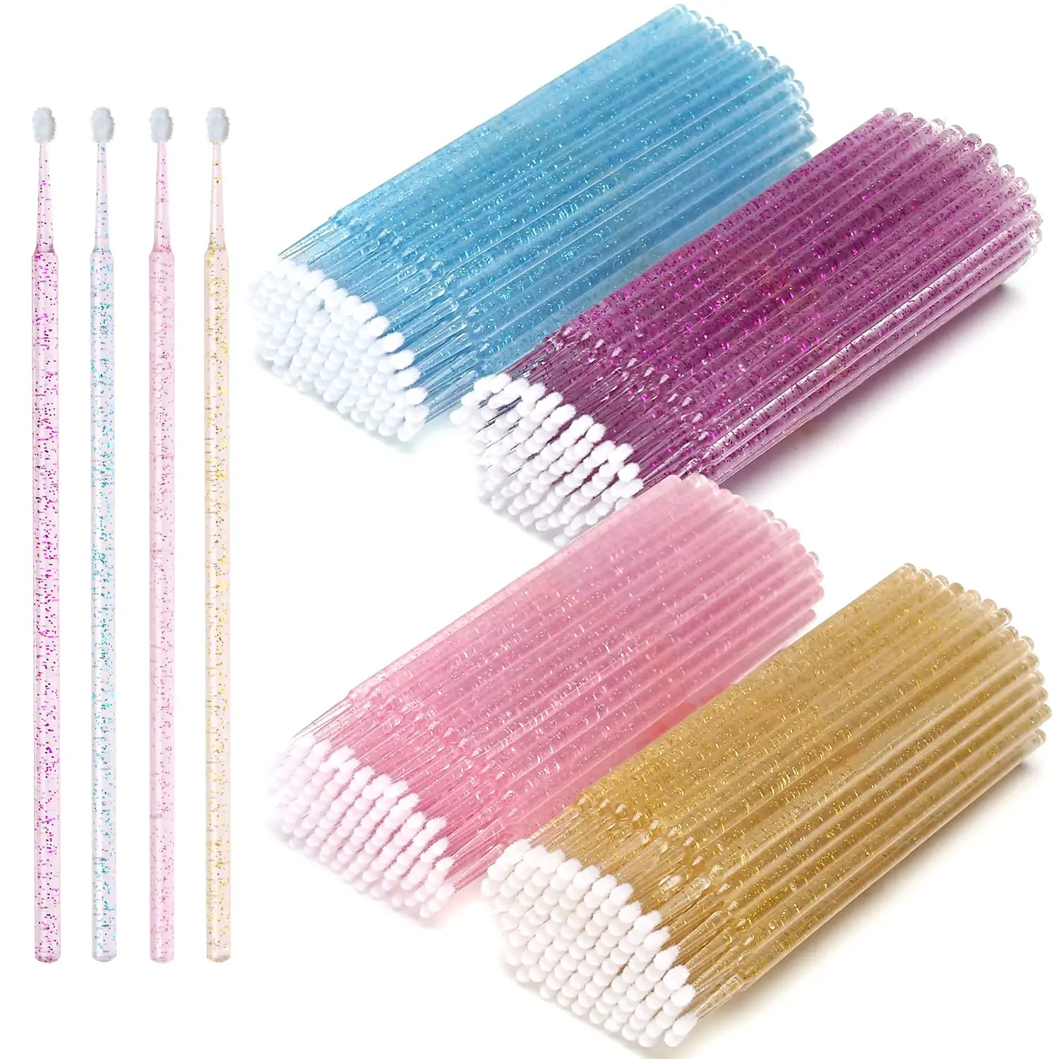 100PCS/Lot Disposable Eyelash  – обзор и цена Micro Brush Applicator