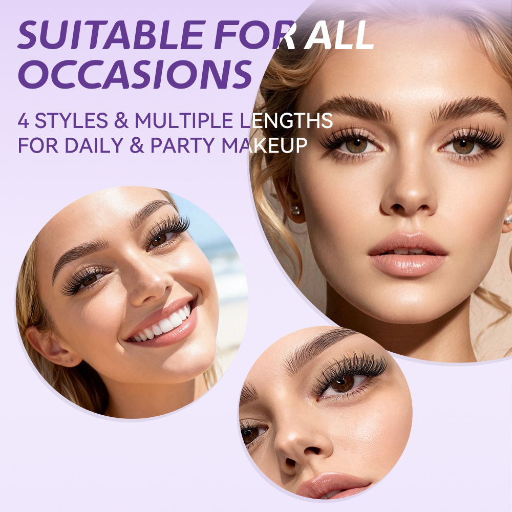 Yelix DIY Clusters Lashes Big  – обзор и цена Eyelash Extension Natural