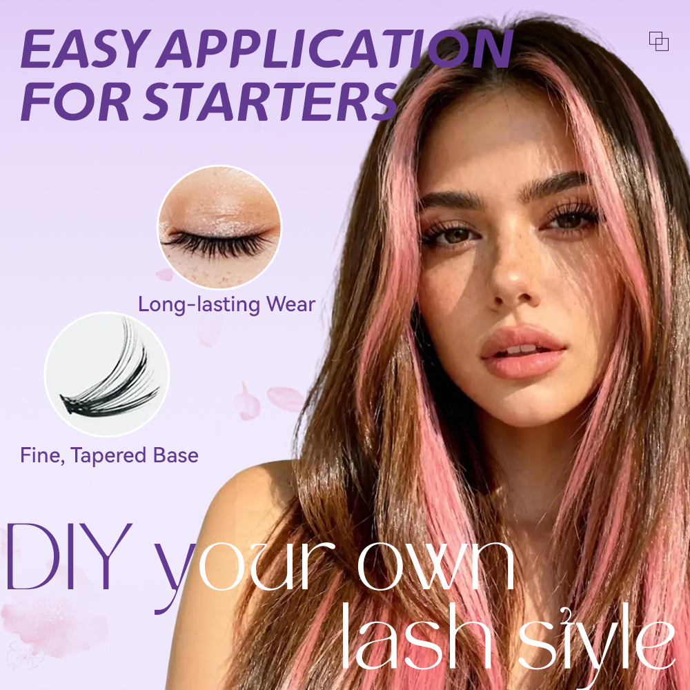 Yelix DIY Clusters Lashes Big  – обзор и цена Eyelash Extension Natural