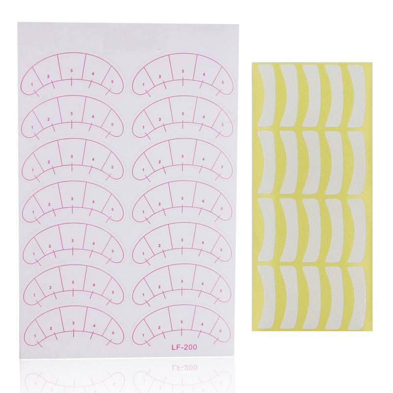 Eyelash Extension Paper Patche – обзор и цена Lash Mapping Sticker