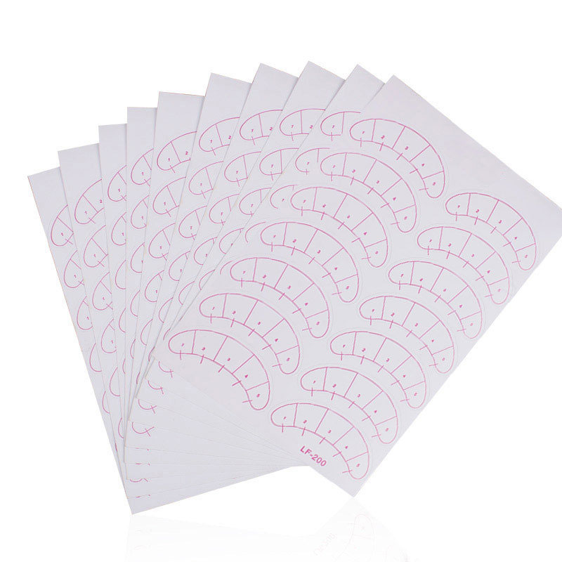 Eyelash Extension Paper Patche – обзор и цена Lash Mapping Sticker