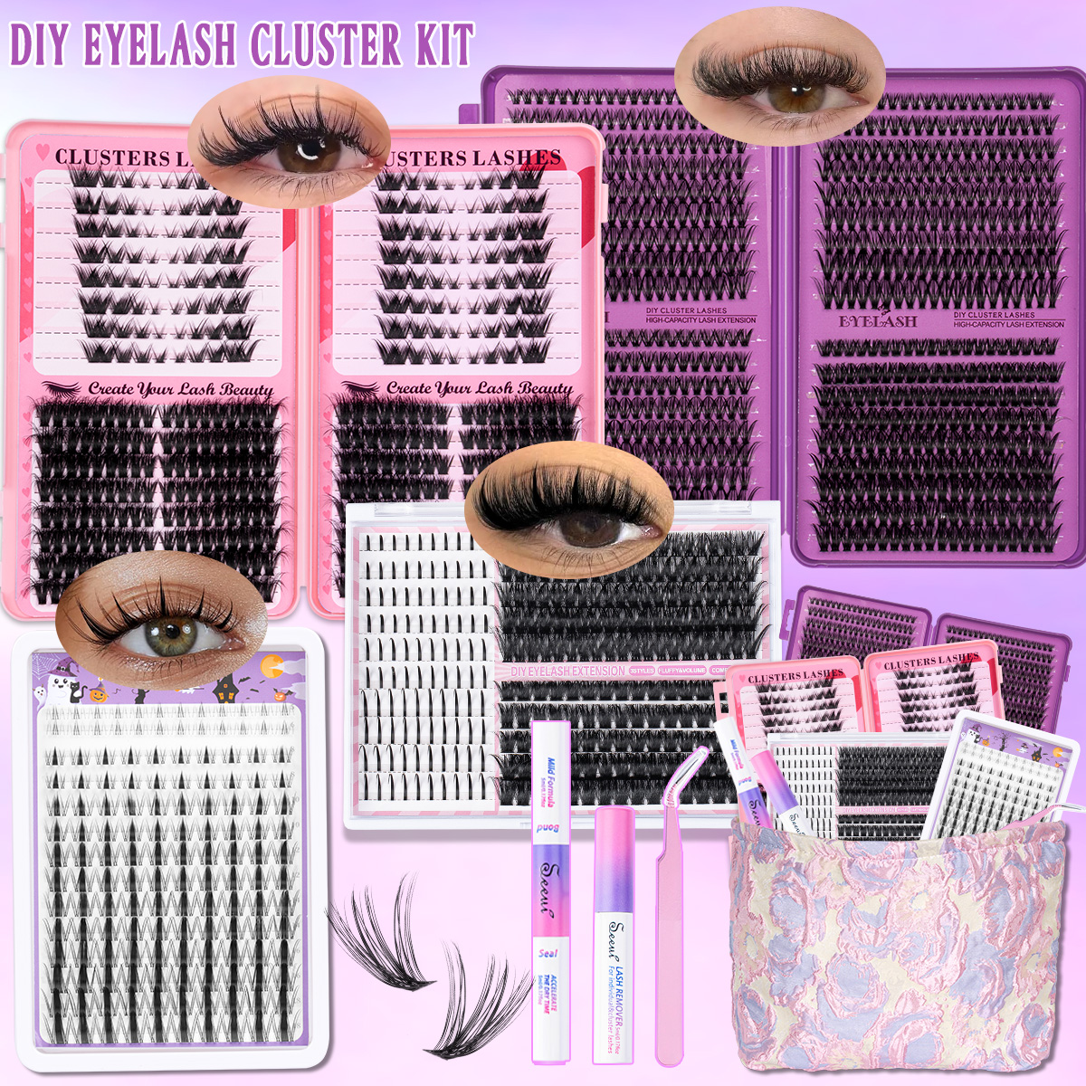 DIY Cluster Lashes Kit Individ – обзор и цена Lash Extension Tweezers