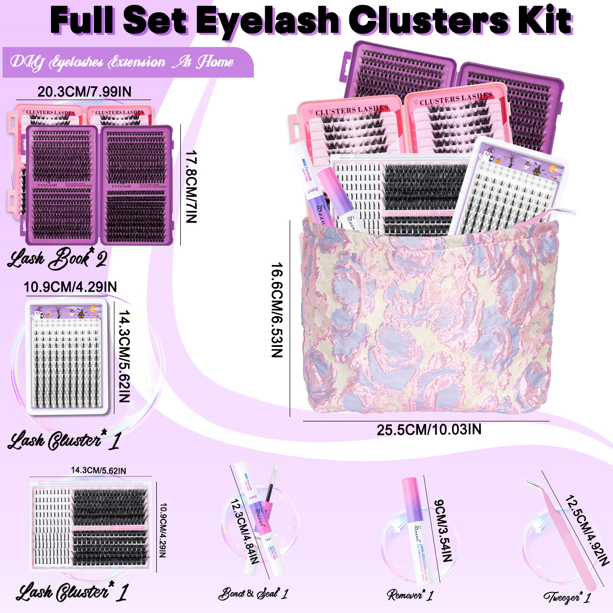 DIY Cluster Lashes Kit Individ – обзор и цена Lash Extension Tweezers