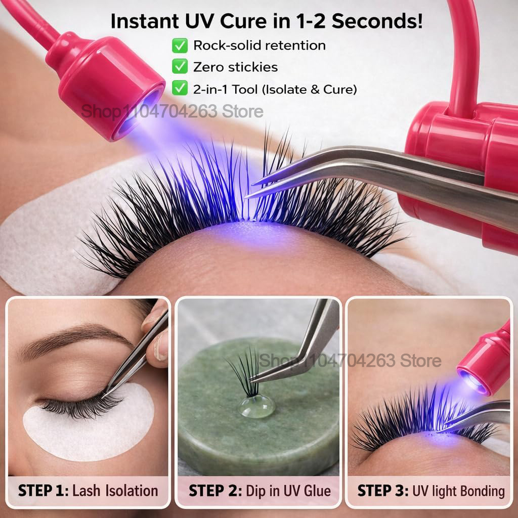 Mini UV Lash Light 180° Rotati – обзор и цена Lash Extension Tweezers
