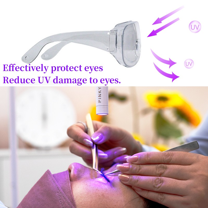 UV Protective Glasses UV Eyela – обзор и цена Eyelash Extension With Glasses