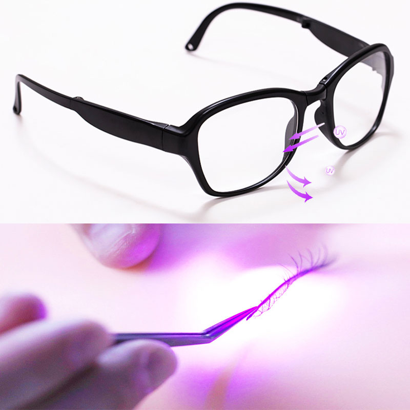 UV Protective Glasses For Fals – обзор и цена Eyelash Extension With Glasses