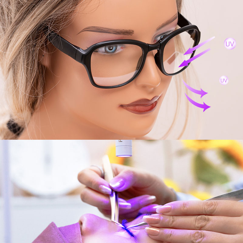 UV Protective Glasses For Fals – обзор и цена Eyelash Extension With Glasses