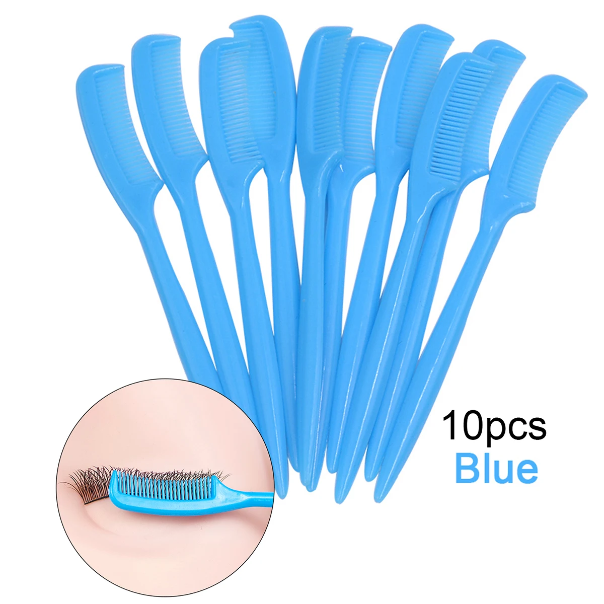 10Pcs Mini Eyelash Combs Small – обзор и цена Eyelash Extension Doll Eye
