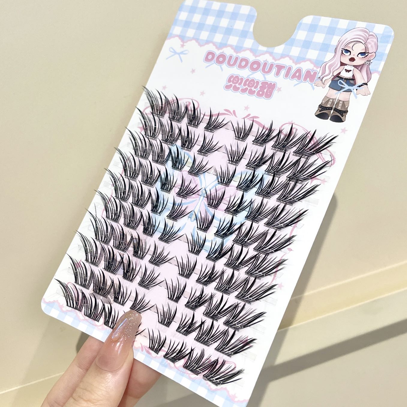 Doudoutian Fox Thai Manga Slan – обзор и цена Eyelash Extension Natural