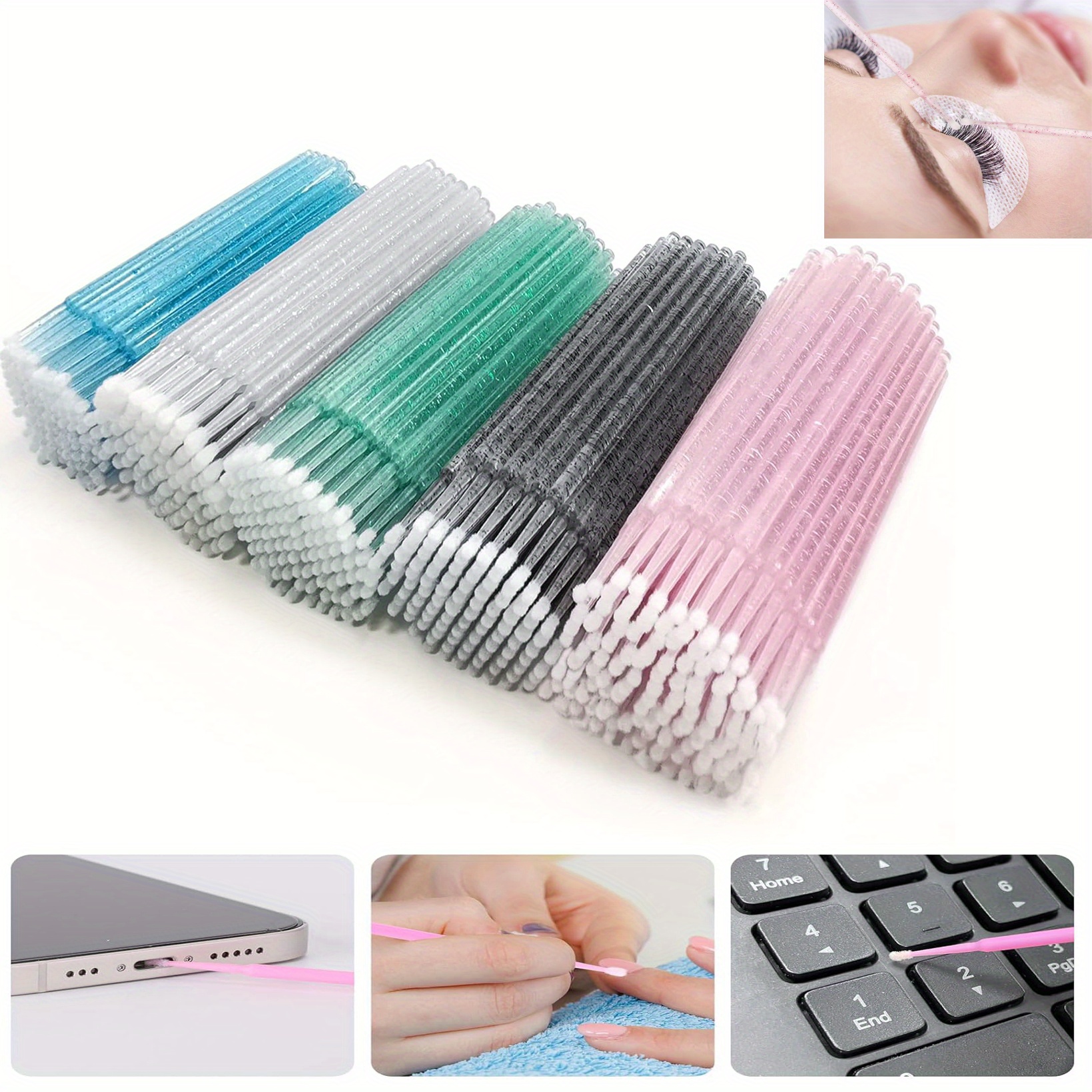 500PCS 5-Color Coded Micro Bru – обзор и цена Eyelash Extension Adhesive