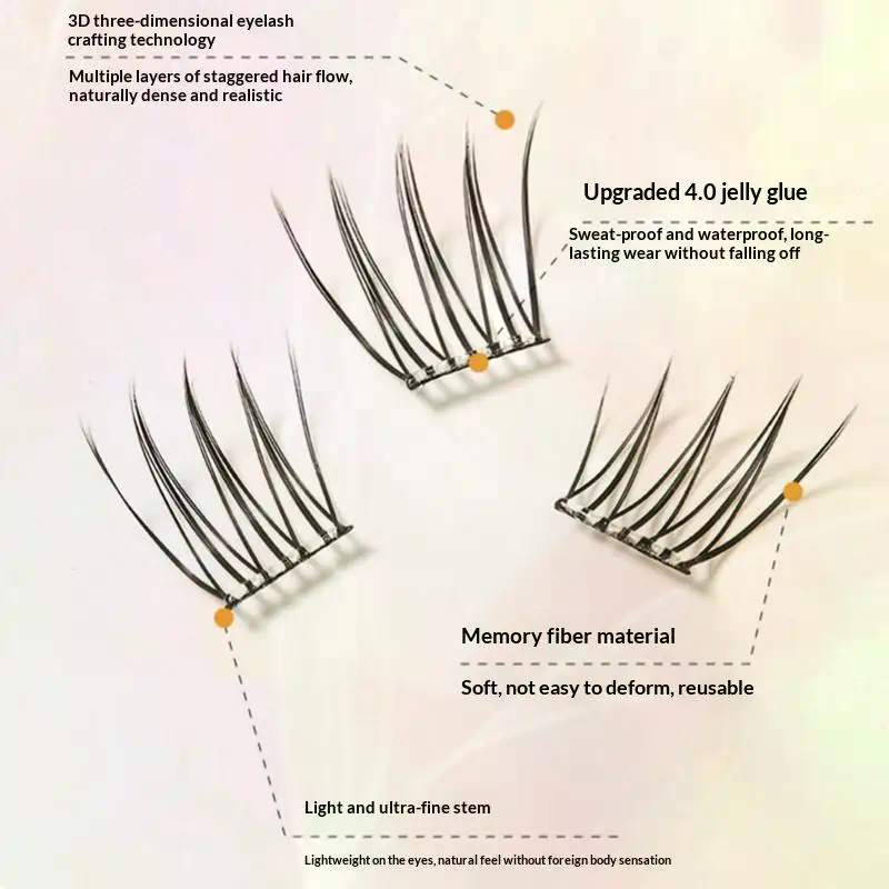 7 Rows Self-Adhesive Eyelashes – обзор и цена Eyelash Extension Adhesive