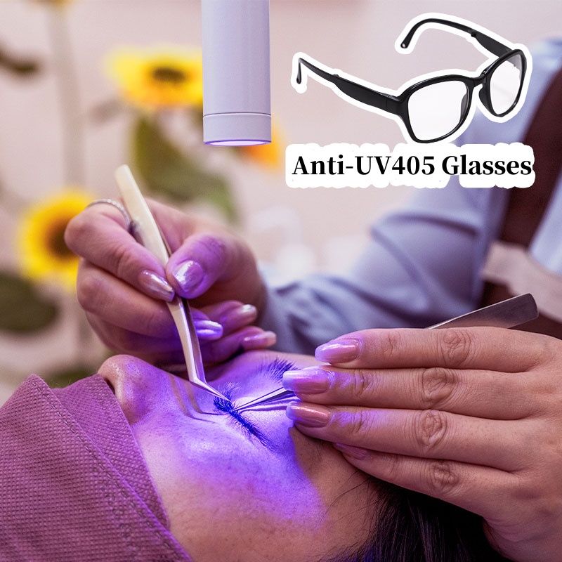 UV Protective Glasses For Fals – обзор и цена Eyelash Extension With Glasses