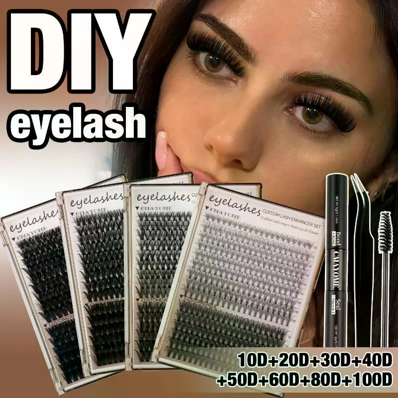 10D-100D 3D False Eyelash Kit  – обзор и цена Eyelash Extension Natural