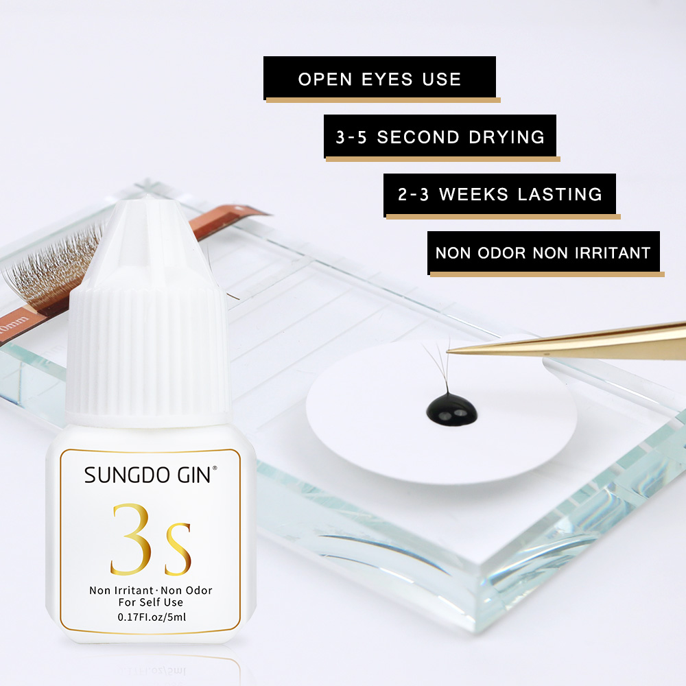 Eyelash Extension Glue 3S Fast – обзор и цена Eyelash Extension Eye Irritation