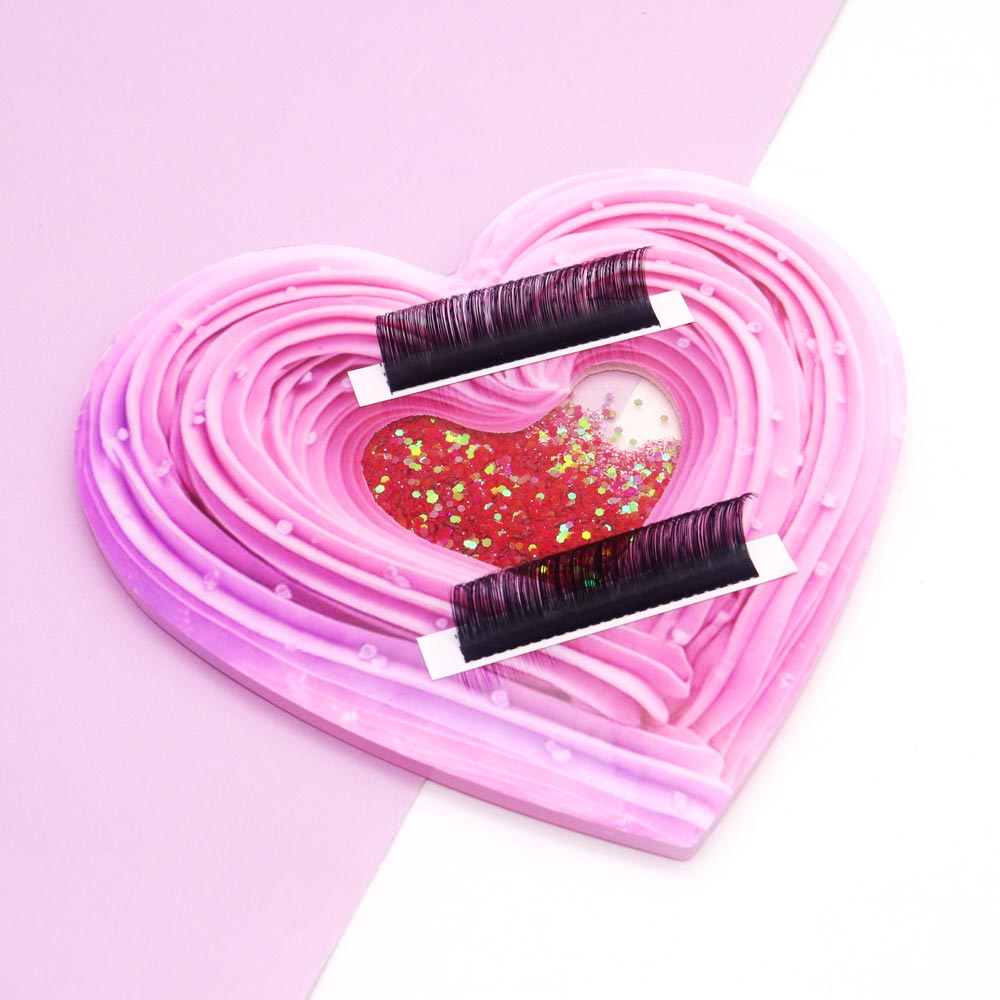 3D Heart-shaped Bling Dynamic  – обзор и цена Lash Extension Tweezers