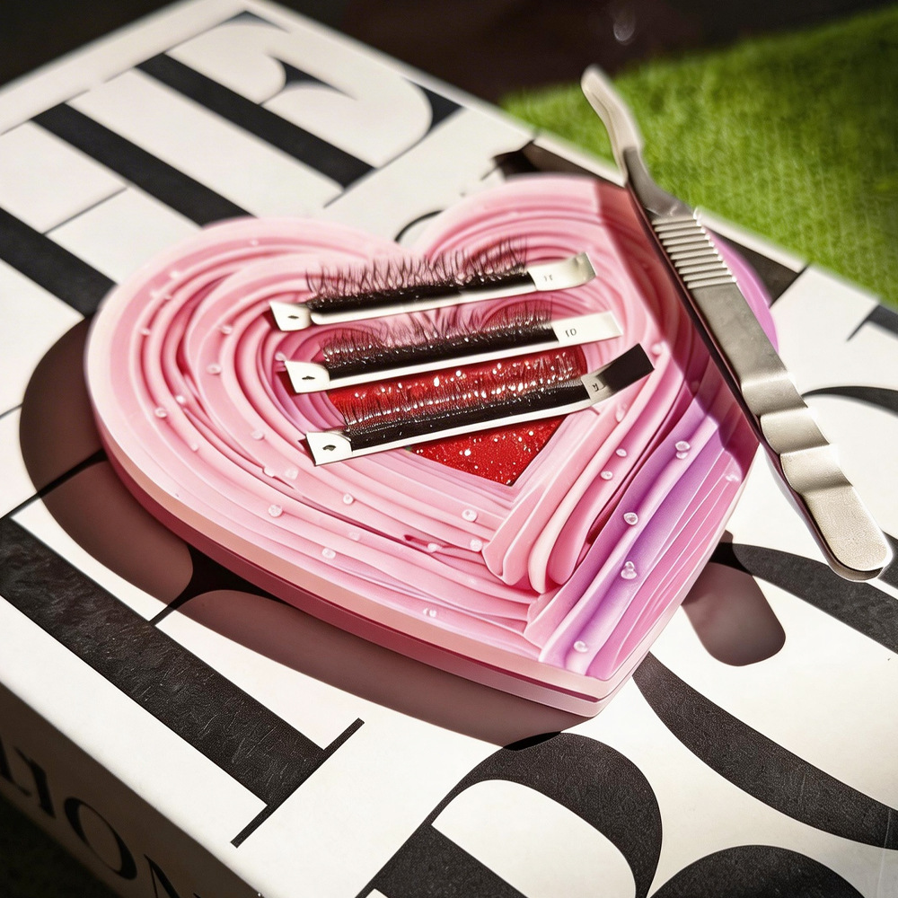 3D Heart-shaped Bling Dynamic  – обзор и цена Lash Extension Tweezers