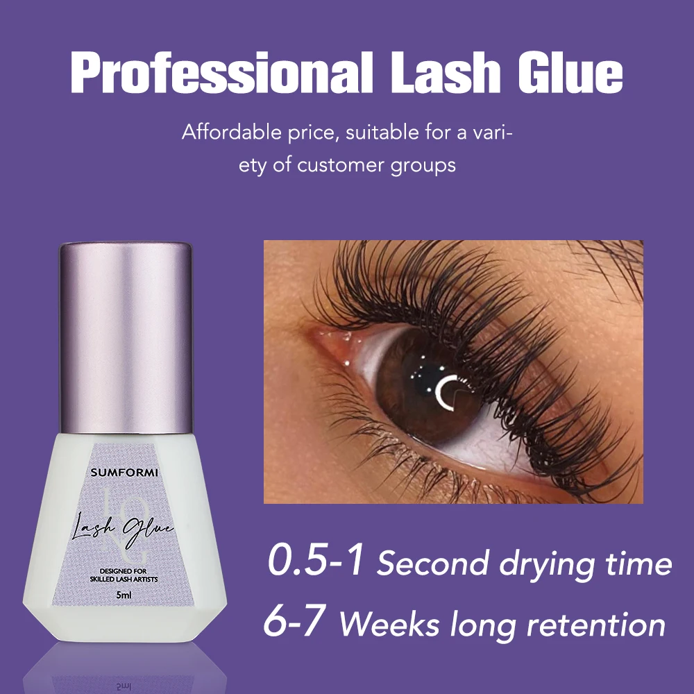 Thin Black Eye Lash Glue 0.5s  – обзор и цена Eyelash Extension Eye Irritation