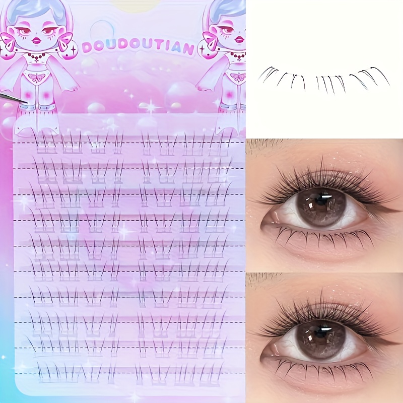 Duoduotian Cat Paw Lower Eyela – обзор и цена Eyelash Extension Natural