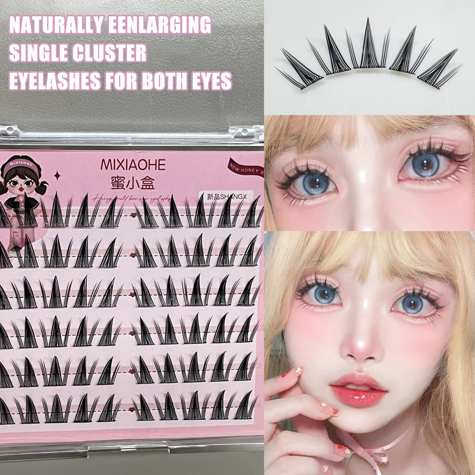 Self-adhesive Manga False Eyel – обзор и цена Eyelash Extension Doll Eye