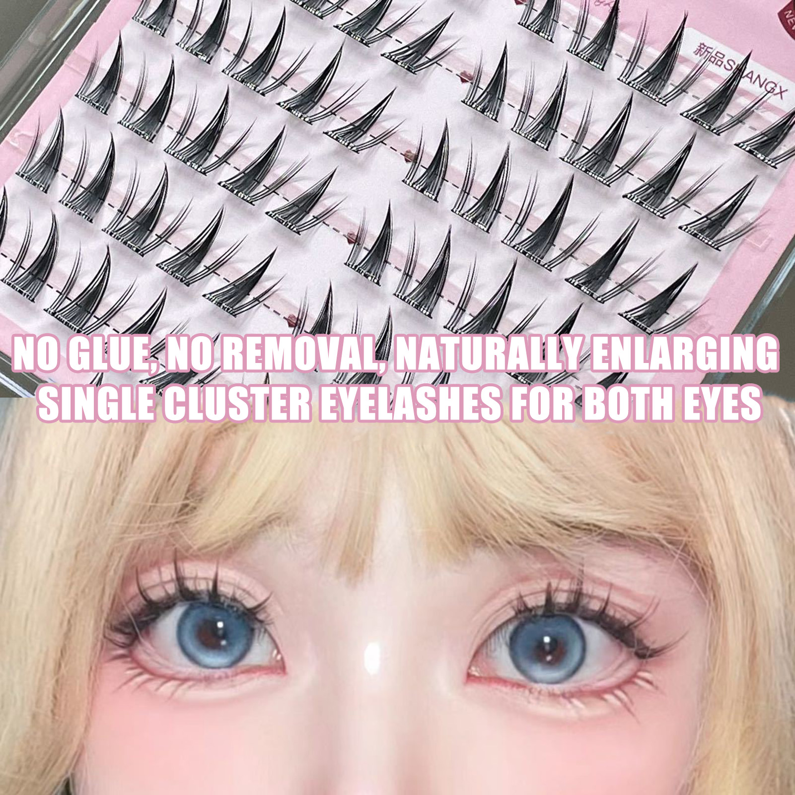 Self-adhesive Manga False Eyel – обзор и цена Eyelash Extension Doll Eye
