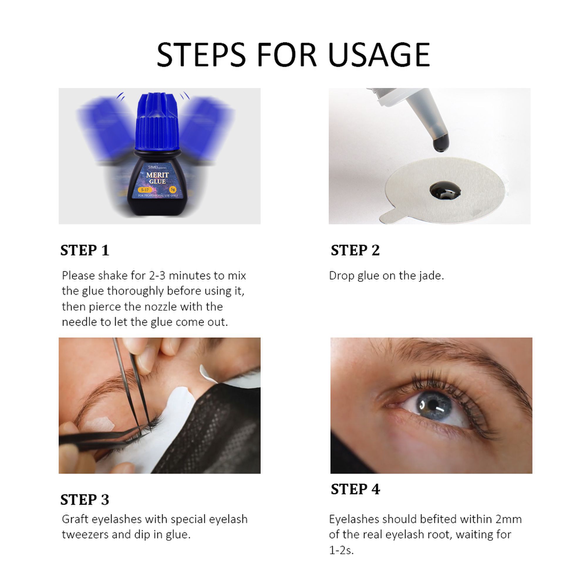 Korea HS 17 Cola Merit Glue 0. – обзор и цена Eyelash Extension Adhesive