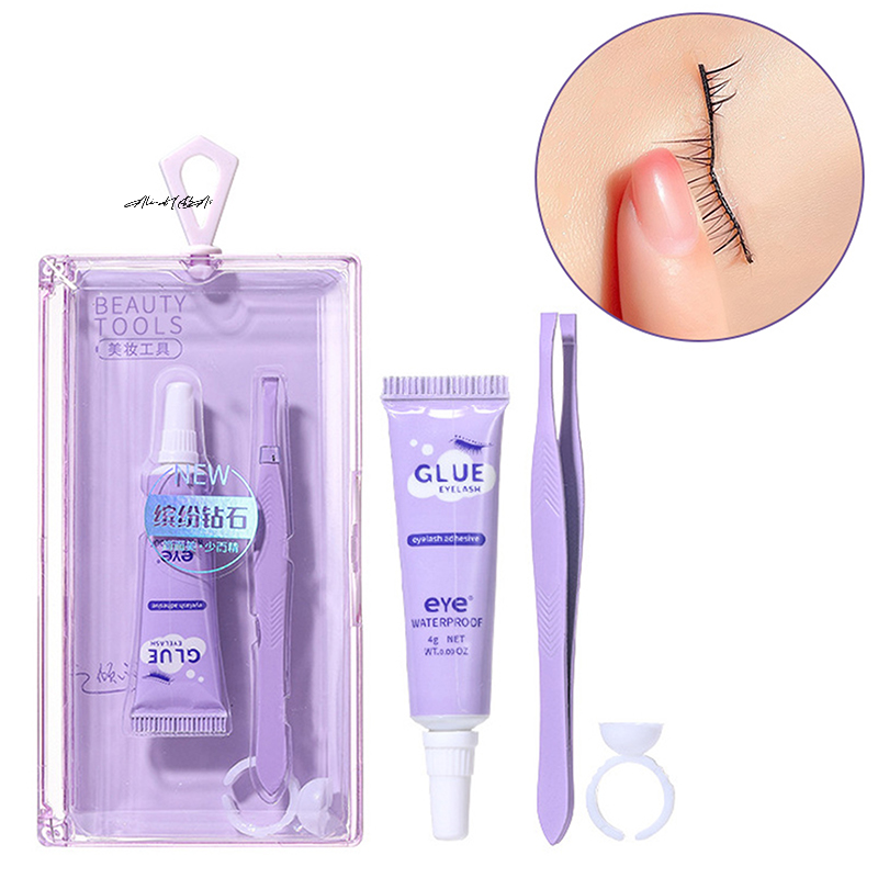 Eyelash Glue With Tweezers Set – обзор и цена Eyelash Extension Eye Irritation