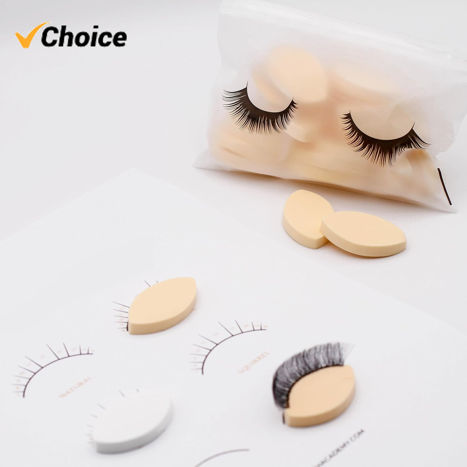 Beginner Lash Map Chart Wispy  – обзор и цена Lash Mapping Sticker
