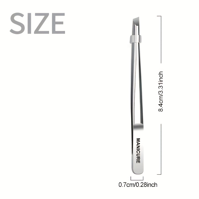 Stainless Steel Slant Tweezers – обзор и цена Lash Extension Tweezers