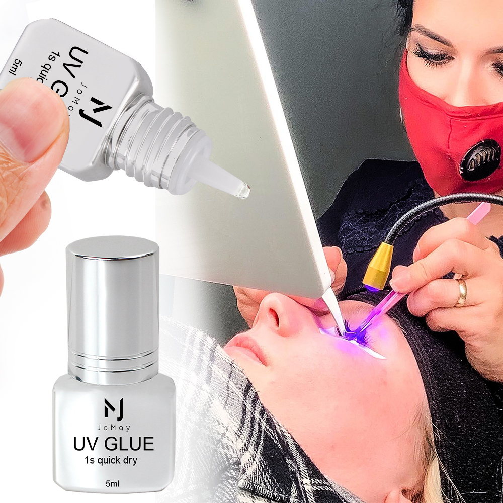 JOMAY UV Glue Strong Long Last – обзор и цена Eyelash Extension Eye Irritation