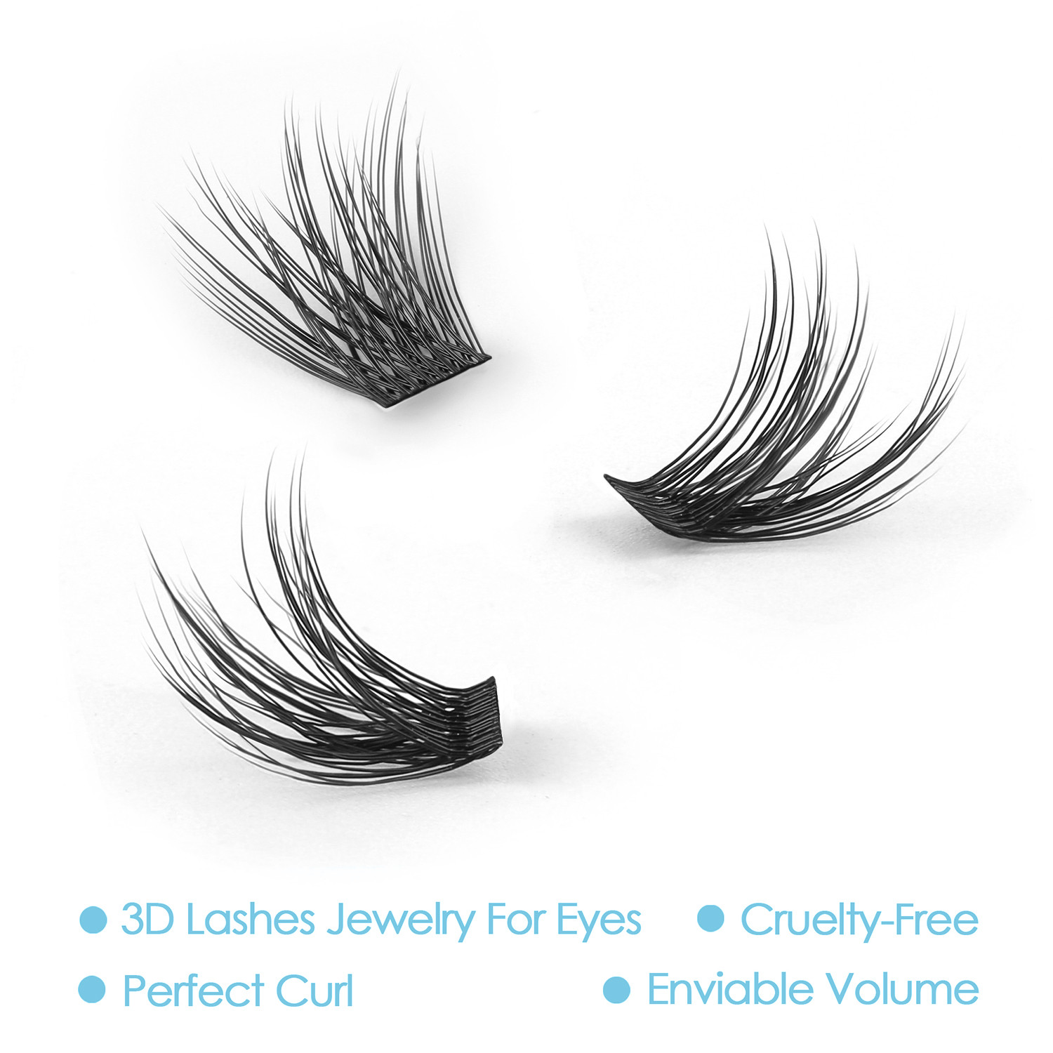 New Segmented Cluster Eyelash  – обзор и цена Eyelash Extension Doll Eye