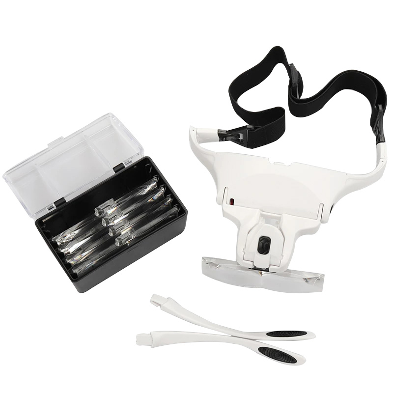 5 Lens Magnifying Glasses LED  – обзор и цена Eyelash Extension With Glasses