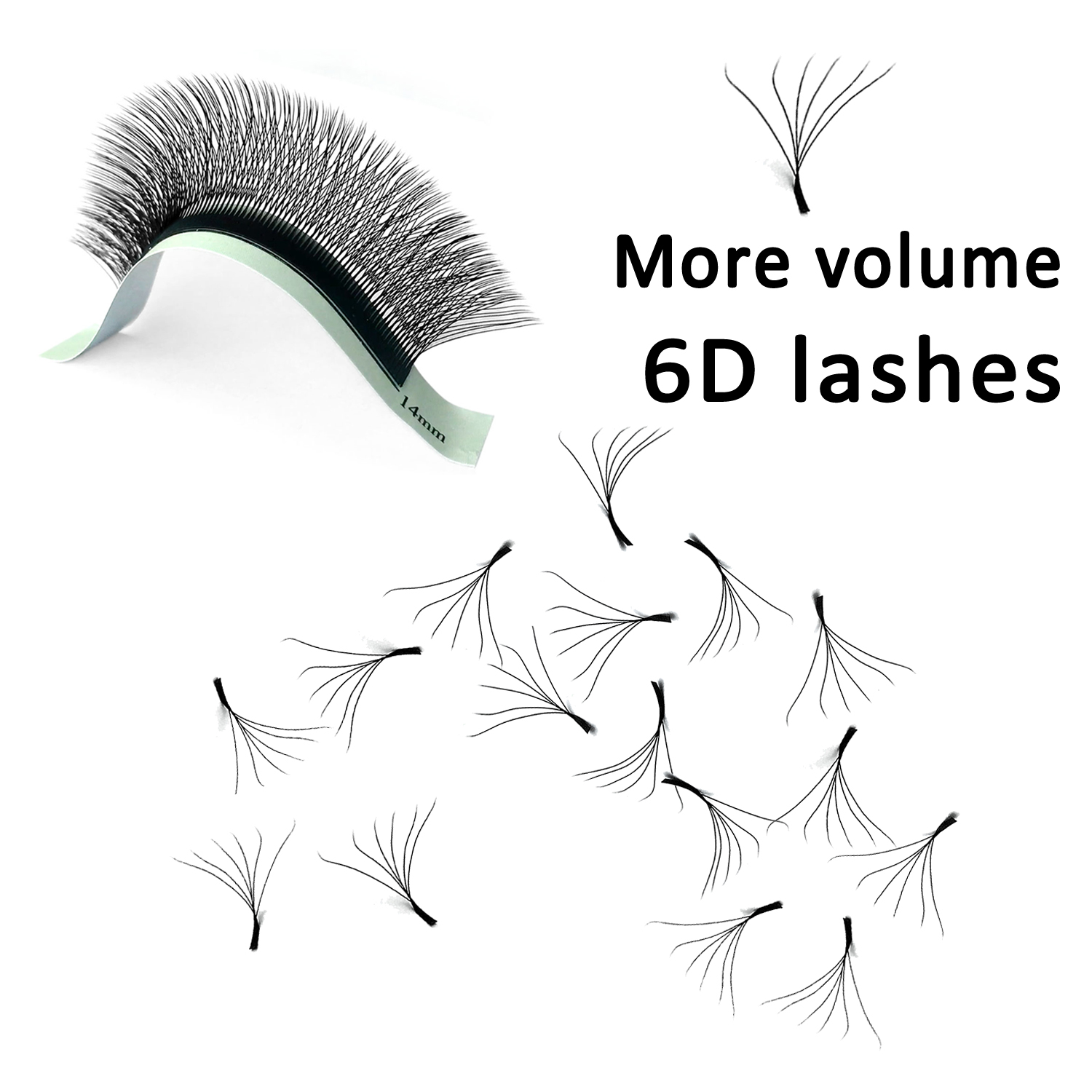 Cilios W 6D W Eyelashes Extens – обзор и цена Eyelash Extension Doll Eye