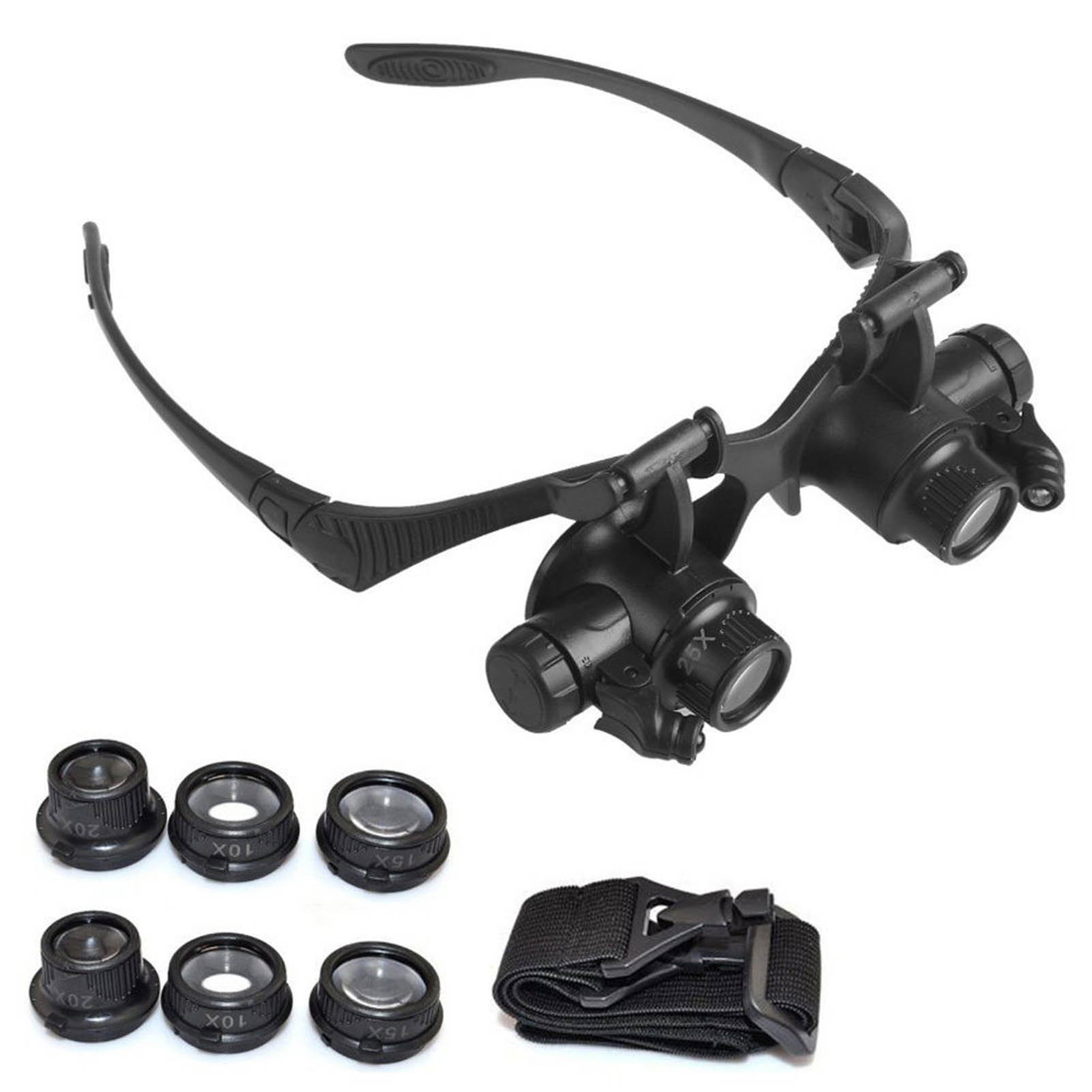 LED Light Eye Magnifying Glass – обзор и цена Eyelash Extension With Glasses