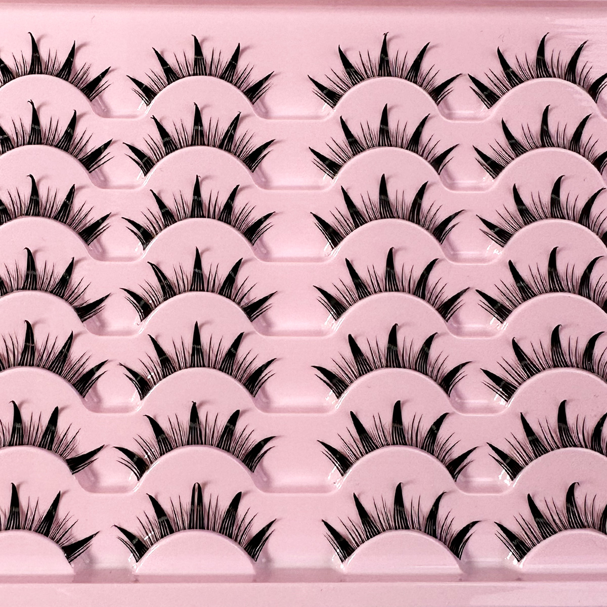 New 14/10/7/5Pairs Manga Lashe – обзор и цена Eyelash Extension Doll Eye