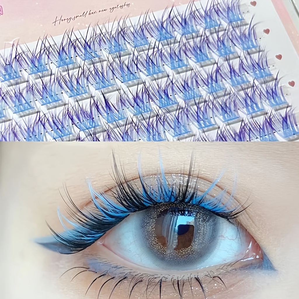 Mixiaohe Colorful Eyelashes 60 – обзор и цена Eyelash Extension Natural